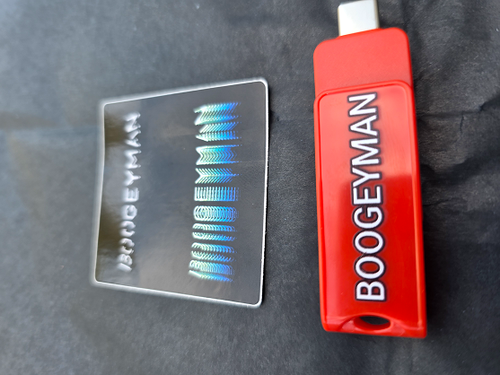 Sticker + USB composition